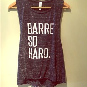 Barre workout tank